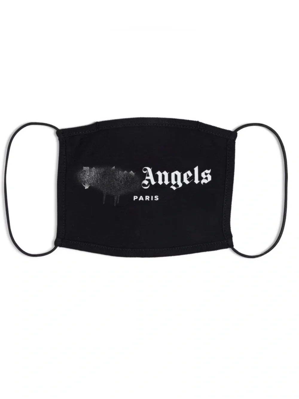 Palm Angels Printed Cotton-Jersey Safe Mask Black “Angels Paris” Logo NWT $268